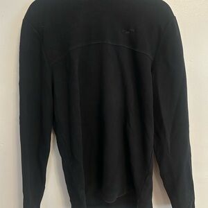Hollister Black Sweater Classic Knit Pullover with Hood